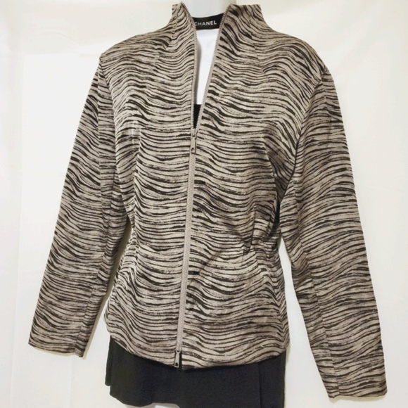 Lafayette 148 New York Print Jacket P 2 - Picture 4 of 8